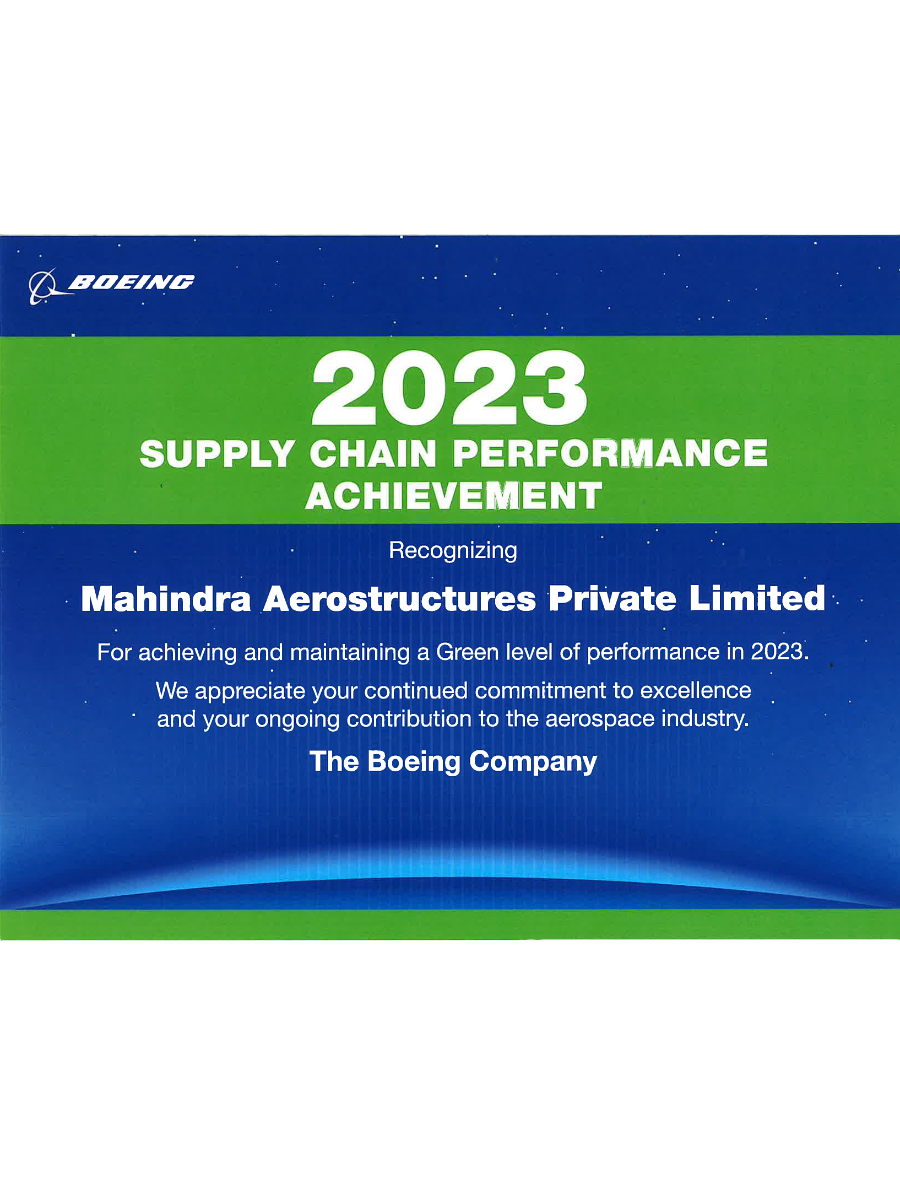 supply chain performance achievement